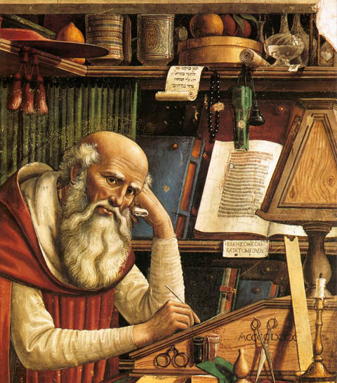 Saint Jerome in his Study (Detail): 1480