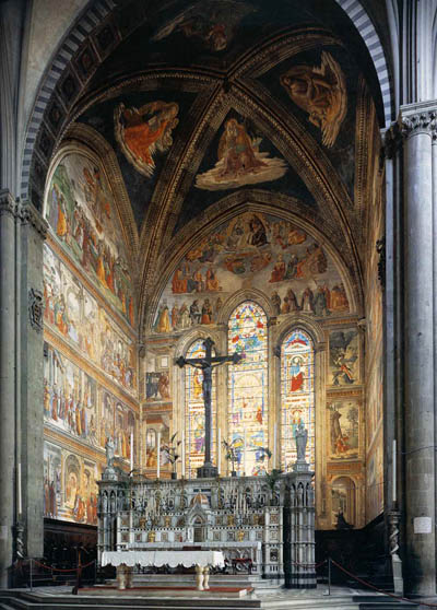 View of the Tornabuoni Chapel: 1485-90