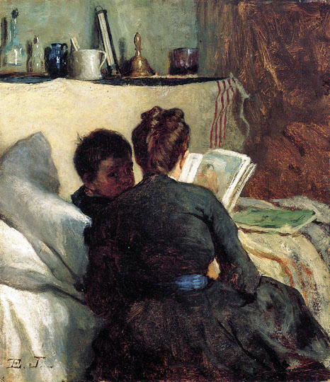 The Little Convalescent: ca 1872-80