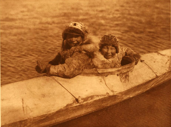 Boys in Kayak Nunivak: 1930