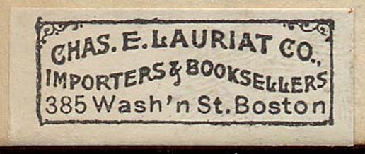 Charles E. Lauriat Company, Boston