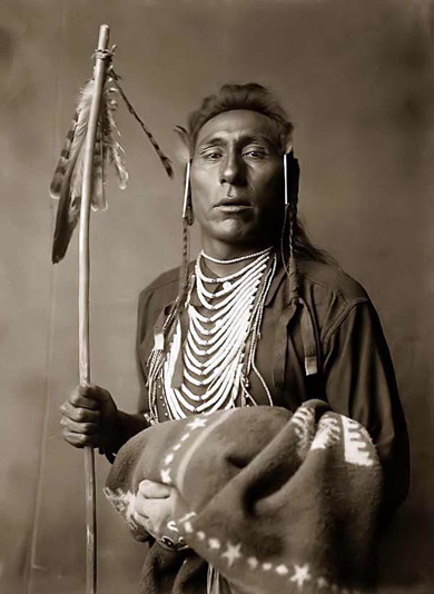 Crow Indian Brave: 1908