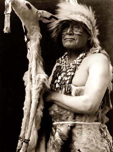 Hupa Indian Dancer: 1923