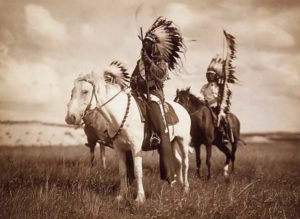 Sioux Chiefs on Horseback