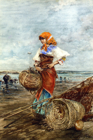 Gathering Cockles at the Seashore: Date Unknown
