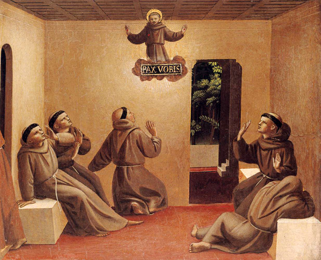 Apparition of Saint Francis at Arles: 1440's