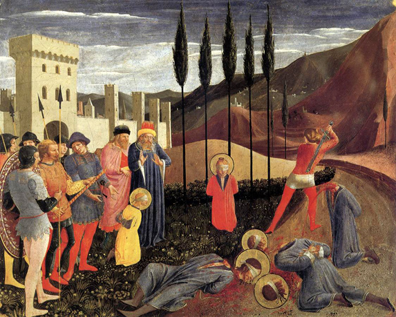 Beheading of Saint Cosmas and Saint Damian: 1438-40