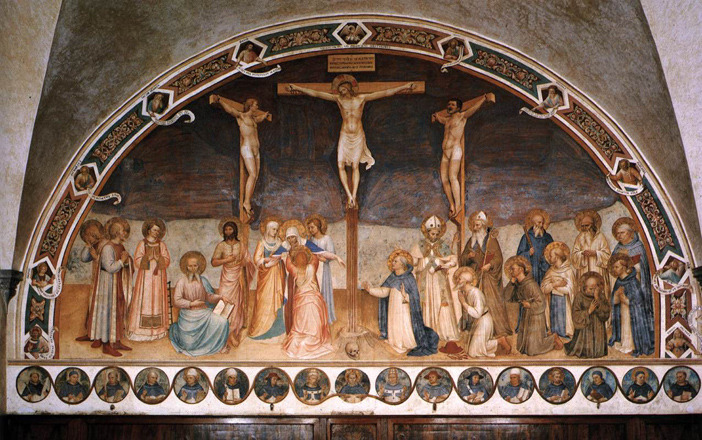 Crucifixion and Saints 1441-42