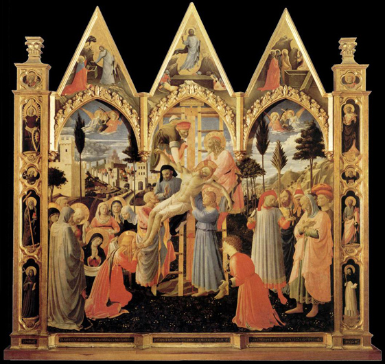 Deposition from the Cross (Pala di Santa Trinita): 1437-40
