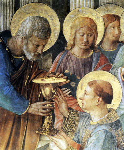 Saint Peter Consecrates Stephen as Deacon (Detail) 1447-49