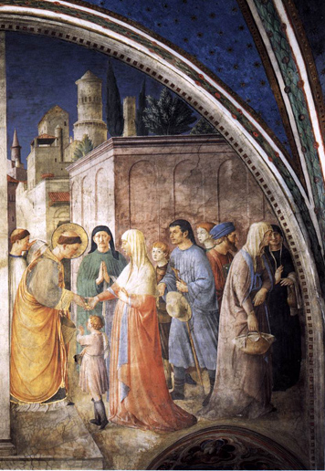 Saint Stephen Distributing Alms 1447-49