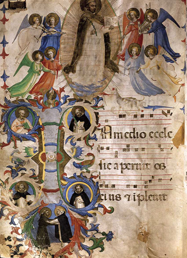 The Glorification of Saint Dominic ca 1430