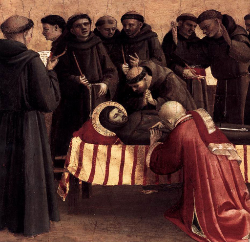 The Lamentation over Saint Francis (Detail) 1440's
