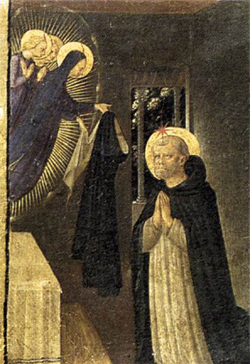 The Virgin Consigns the Habit to Saint Dominic: 1433-34