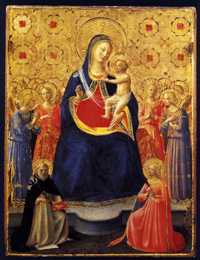 Virgin and Child with Saints Dominic and Catherine of Alexandria ca 1435
