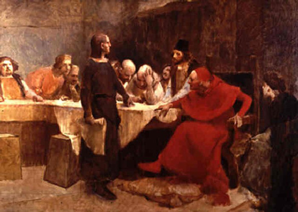 Columbus before the Council of Salamanca