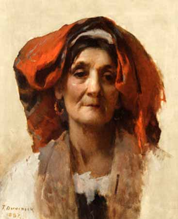 Head of an Italian Woman: 1887