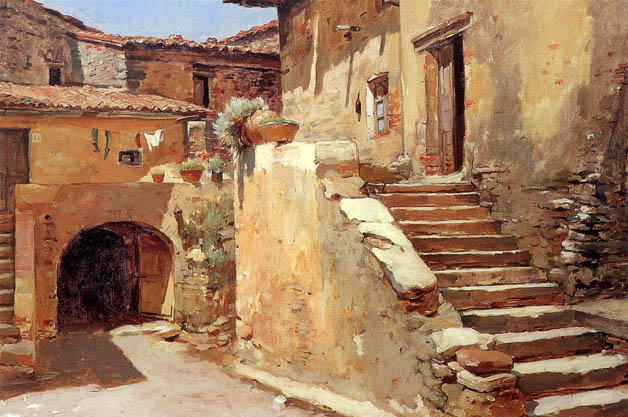 Italian Courtyard: 1886-87