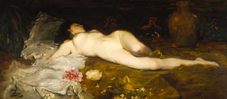 Reclining Nude: ca 1890