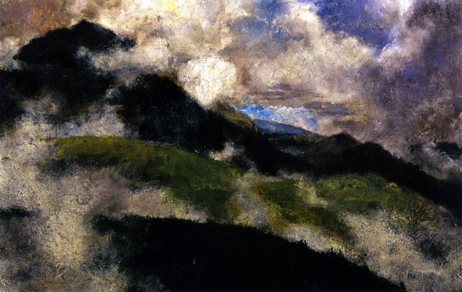 Alpine Landscape with Fog: 1903