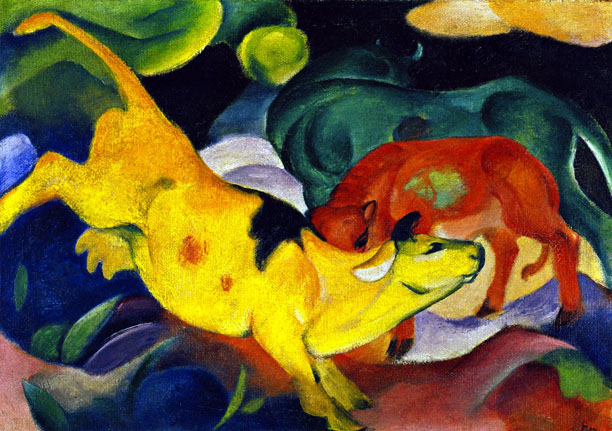Cows, Red, Green, Yellow:  1911
