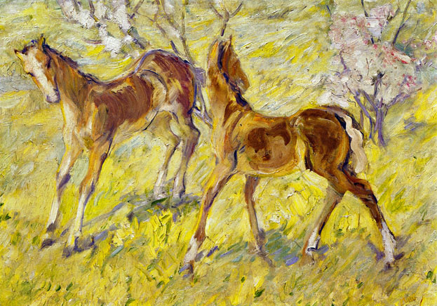 Foals at Pasture: 1909