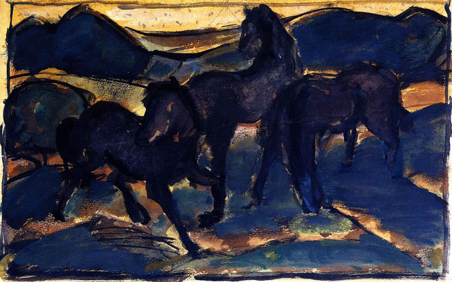 Horse at Pasture I: 1910