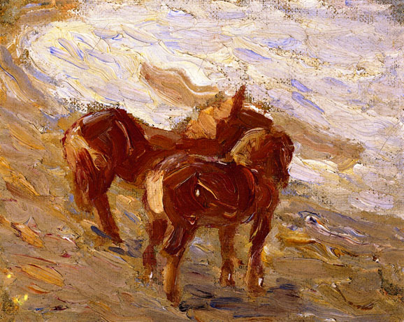 Horses by the Sea: 1907