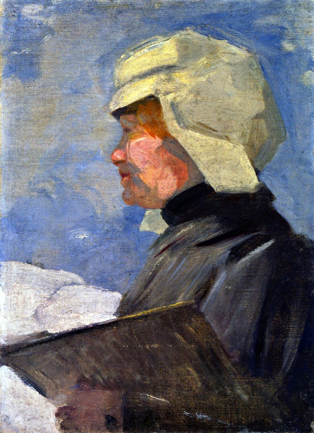 Maria Franck with Palette:1906
