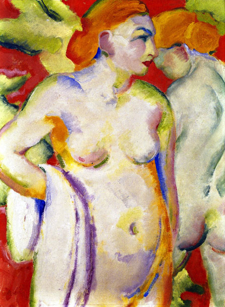 Nudes on Vermilion: 1910