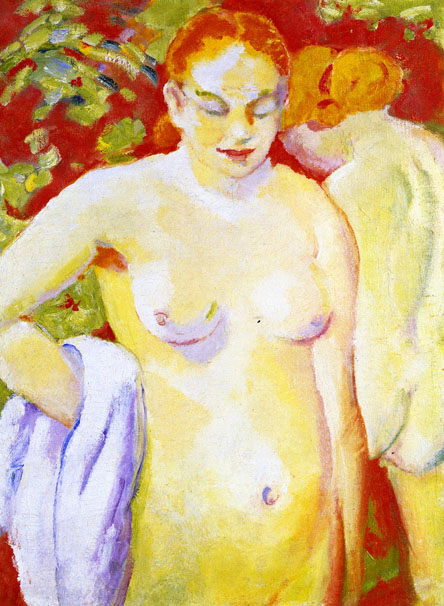 Nudes on Vermilon (Sketch): 1909-10