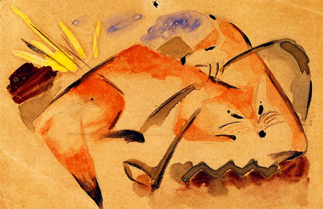 Two Foxes: 1913