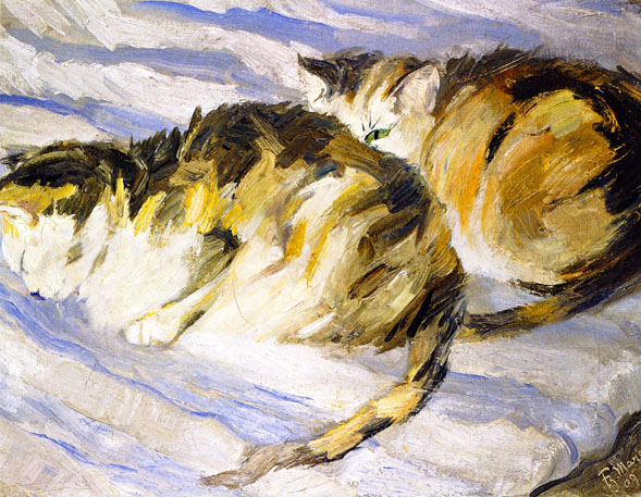 Two Grey Cats: 1909