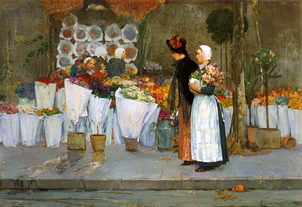 At the Florist: 1889