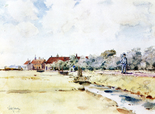 Canal Scene: 1883