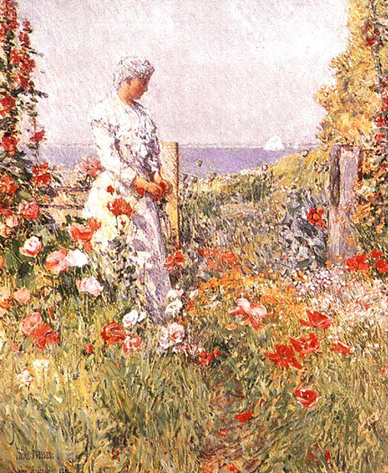 Celia Thaxter in her Garden: 1892
