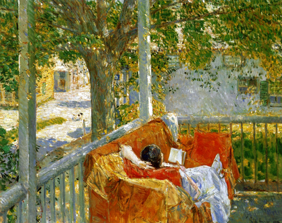 Couch on the Porch, Cos Cob: ca 1914