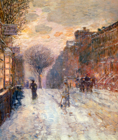 Early Evening, After Snowfall: ca 1906