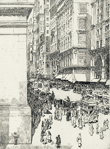 Fifth Avenue Noon: 1916