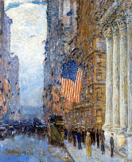 Flags on the Waldorf: 1916