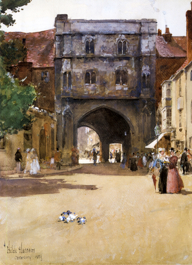 Gateway at Canterbury: 1889