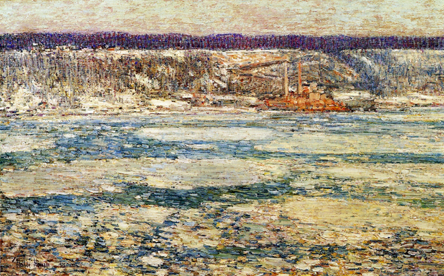 Ice on the Hudson: 1908