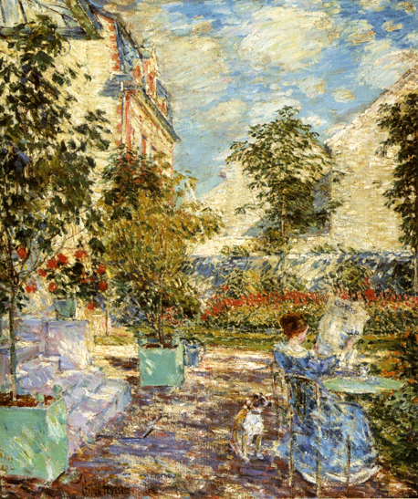 In a French Garden: 1897