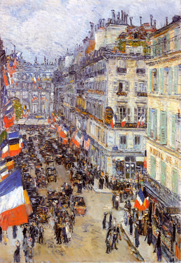 July Fourteenth, Rue Daunou: 1910