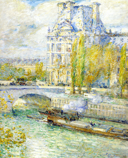 Le Louvre et le Pont Royal: 1897