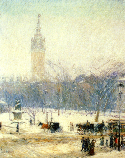 Madison Square Snowstorm: 1893