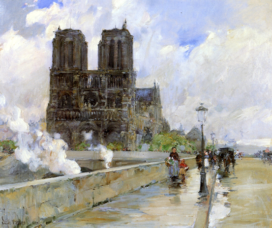 Notre Dame Cathedral, Paris: 1888