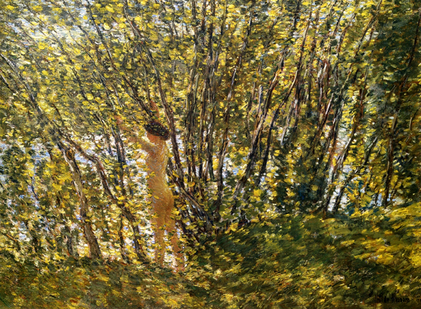 Nude in Sunlilt Wood: 1905