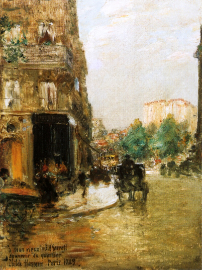 Paris Street Scene: 1889