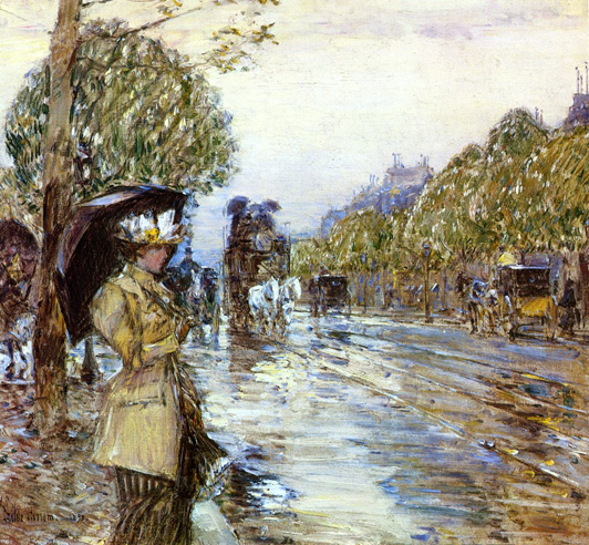 Rainy Day, Paris: 1893